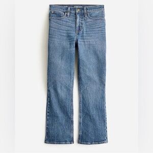 J. Crew 10” Demi-Boot Crop Jean in Marion Wash NWOT 27